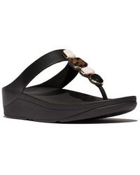 Fitflop - Fino Multistone Flip Flop - Lyst