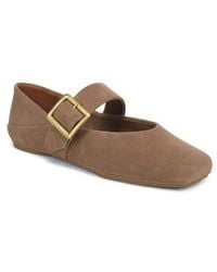 Franco Sarto - Oakes Square Toe Flat - Lyst