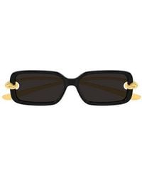 Bottega Veneta - 56Mm Rectangular Sunglasses - Lyst