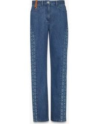 MCM - Monogram Jeans - Lyst