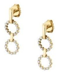 Michael M - Two Ring Cloud Drop Earrings - Lyst