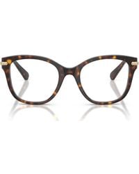 Swarovski - 49Mm Crystal Embellished Square Optical Glasses - Lyst