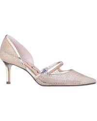 Nina - Nashly Pointed Toe Cap Toe Mary Jane Pump - Lyst