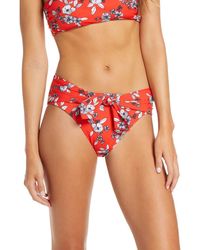 Veronica Beard - Azoia High Waist Bikini Bottoms - Lyst