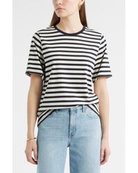 Nordstrom - Relaxed Fit Pima Cotton Crewneck T-Shirt - Lyst