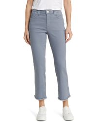 Wit & Wisdom - 'ab'solution Frayed High Waist Ankle Flare Jeans - Lyst