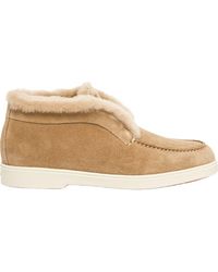 Santoni - Suede Desert Boot - Lyst