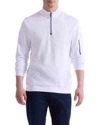 Bugatchi - Soft Touch Quarter Zip - Lyst