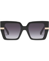 Quay - Notorious 51mm Gradient Square Sunglasses - Lyst