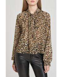 Wayf - X Sara Walker Georgette Blouse - Lyst