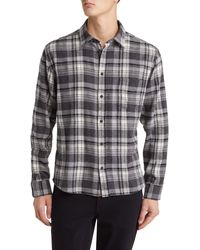Billy Reid - Tuscumbia Plaid Flannel Button-up Shirt - Lyst