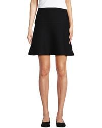 Lands' End - Fine Gauge Cotton Sweater Above The Knee Circle Skirt - Lyst