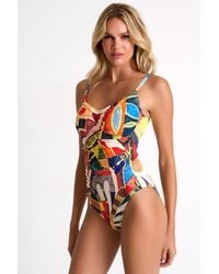 Shan - Classic Thin Strap One-Piece - Lyst