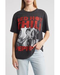 Merch Traffic - Red Hot Chili Peppers Oversize Graphic T-shirt - Lyst