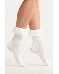 Casa Clara - Tabitha Ruffle Ankle Socks - Lyst
