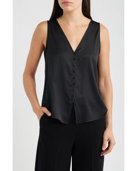 Kobi Halperin - Colette Silk Blend Button-Up Top - Lyst