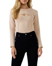 Endless Rose - Cutout Detail Sweater - Lyst