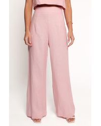 Petal & Pup - Devlin Wide Leg Linen Pants - Lyst