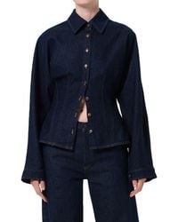 Agolde - Devon Denim Button-Up Shirt - Lyst