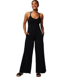 Fabletics - Cloud Jersey Wide Leg Jumpsuit - Lyst