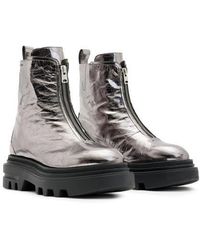AllSaints - Othello Lug Sole Bootie - Lyst