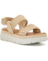 Dune - Lorris Slingback Platform Sandal - Lyst