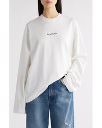 Acne Studios - Edden Oversize Organic Cotton Logo Graphic T-Shirt - Lyst