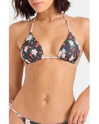 Volcom - Sweet And Spicy Triangle Reversible Swim Top - Lyst