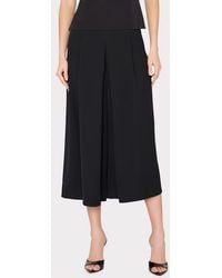 MILLY - Layla Pleated Culottes - Lyst