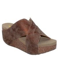 Volatile - Firefly Water Resistant Wedge Platform Sandal - Lyst