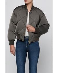 L'Agence - Violeta Reversible Bomber Jacket - Lyst