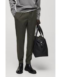 Mango - Slim Fit Drawstring Waist Joggers - Lyst