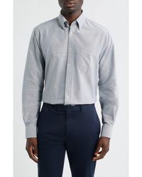 Eagle - Regular Fit Solid Cotton Button-Down Oxford Shirt - Lyst