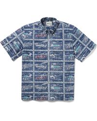 Reyn Spooner - Lifeguards Classic Fit Print Short Sleeve Button-down Shirt - Lyst