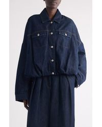 Dries Van Noten - Vesto Bubble Hem Denim Jacket - Lyst