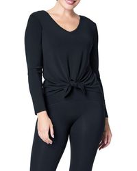 Spanx - Better Base Long Sleeve Convertible Tie Top - Lyst