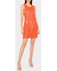 MILLY - Crochet Cover-Up Minidress - Lyst