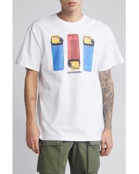 ICECREAM - Flame On Graphic T-shirt - Lyst