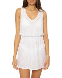 Becca - Breezy Basics Cover-Up Mini Sundress - Lyst