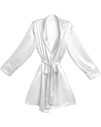 BLISSY - Mulberry Silk Robe - Lyst