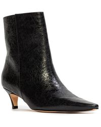 Black Suede Studio - Avenue 50 Pointed Toe Kitten Heel Bootie - Lyst
