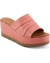 Spring Step - Allerton Platform Wedge Slide Sandal - Lyst