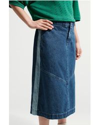 Nike - Kids' Sportswear Denim Midi Skirt - Lyst