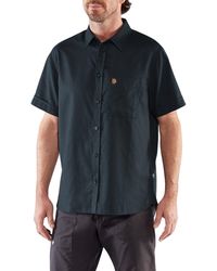 Fjallraven - Ovik Travel Short Sleeve Button-up Shirt - Lyst