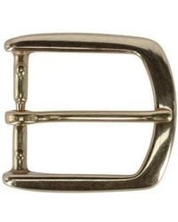 Trafalgar - 35Mm Italian Solid Brass Rounded Edged Harness Belt Buckle - Lyst
