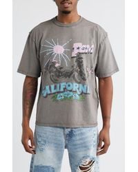 DIET STARTS MONDAY - California Racing Cotton Graphic T-Shirt - Lyst