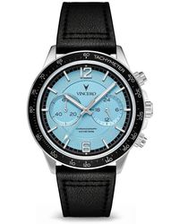 Vincero - The Apex Prism Chronograph Leather Strap Watch, 42Mm - Lyst