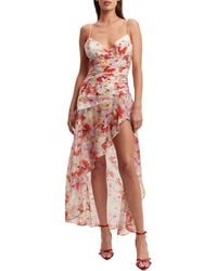 Bardot - Sorella Floral High Low Dress - Lyst