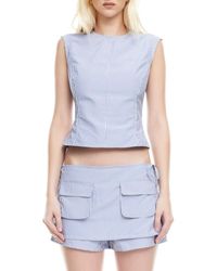 Lioness - Countryside Stripe Open Back Top - Lyst