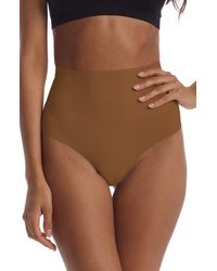 Commando - Zone Smoothing High Waist Thong - Lyst